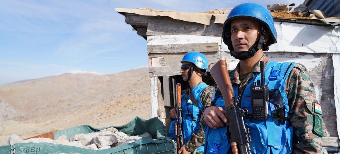 UNIFIL peacekeepers monitor the Blue Line in southern Lebanon