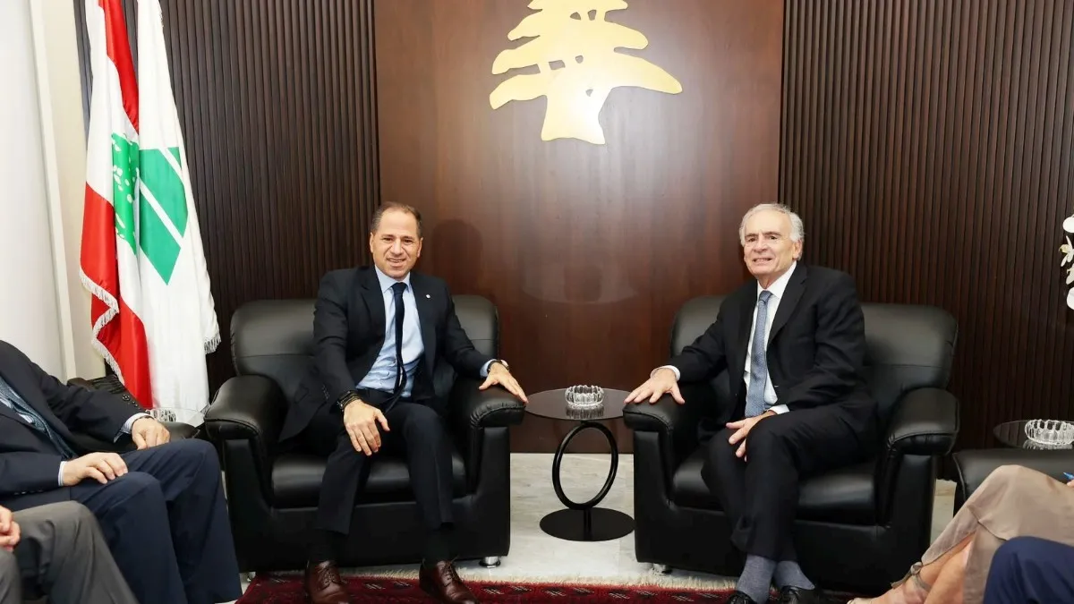 Jean Arnault meets Samy Gemayel