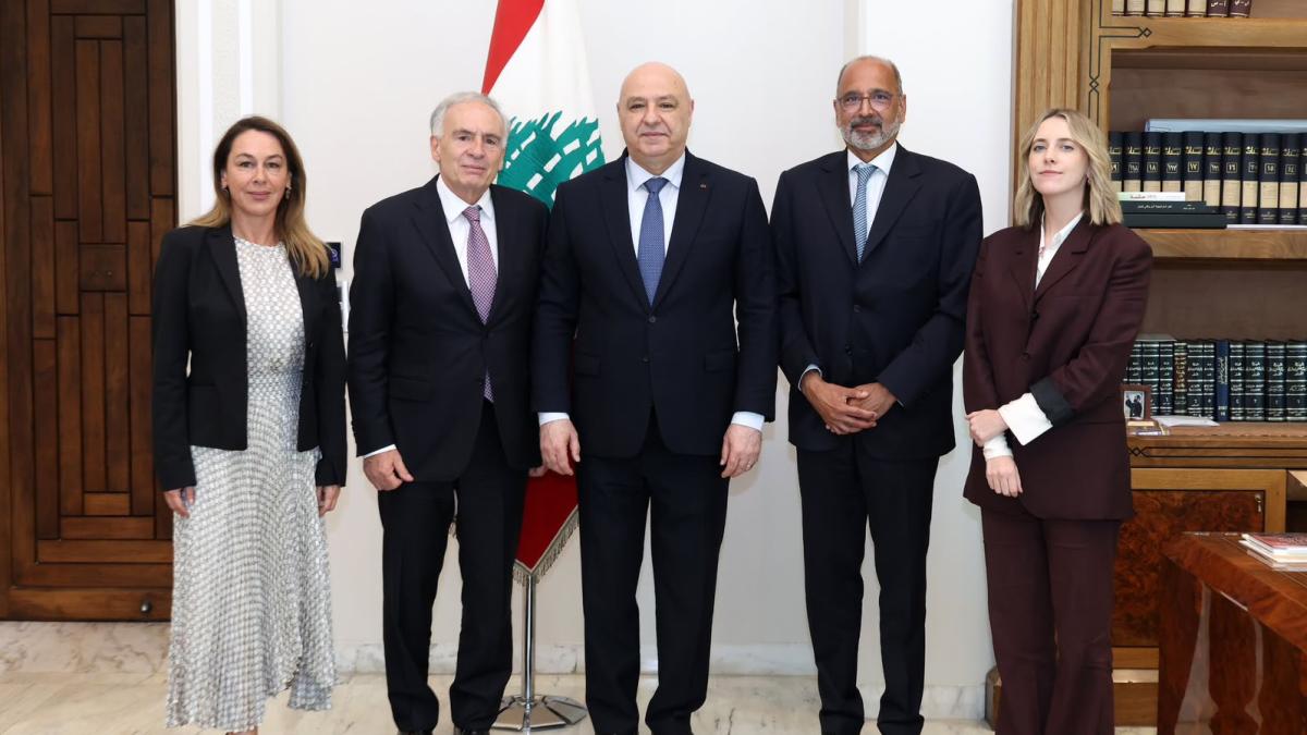 A UN delegation presided by Arnault is meeting with President Joseph Aoun 