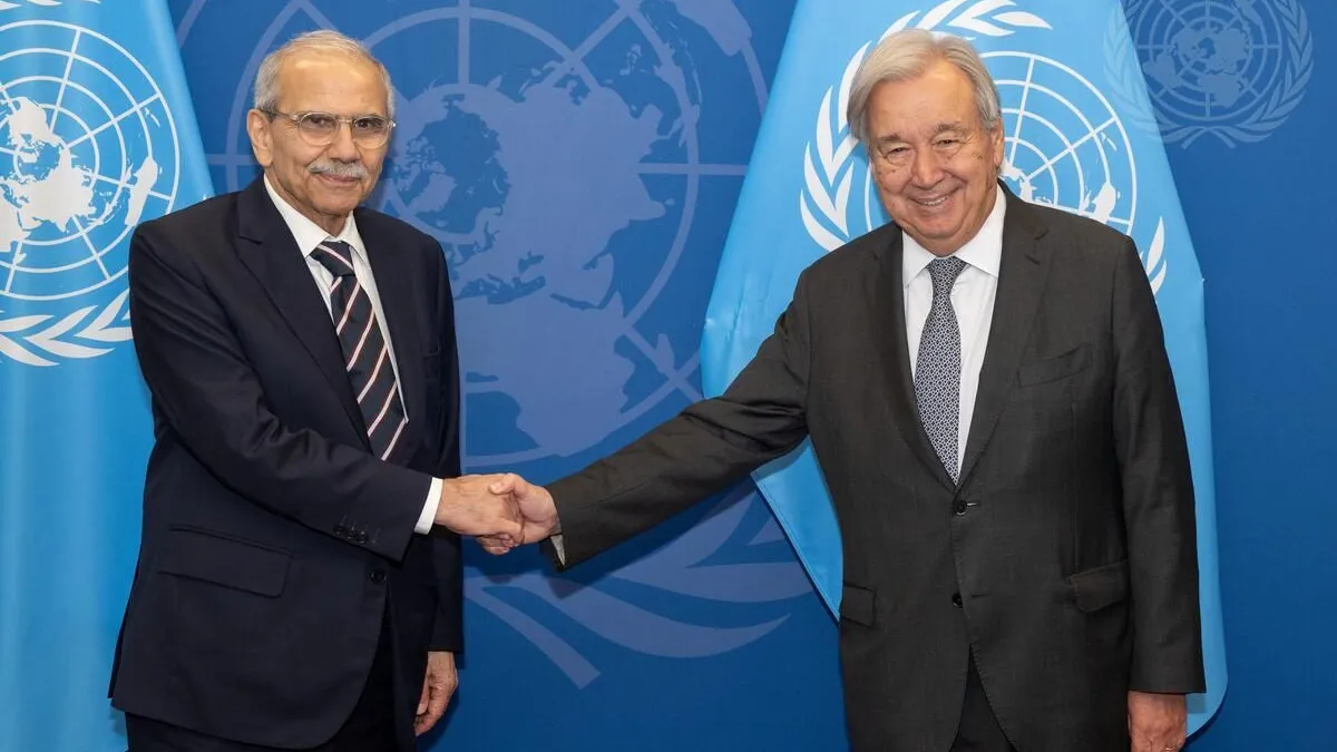 Guterres meets Salam in New York Guterres meets Salam in New York