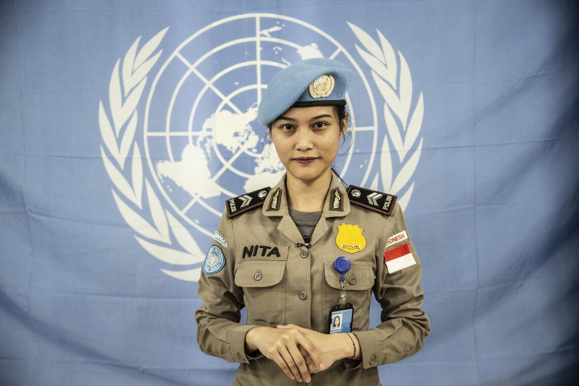 Sergeant Renita Rismayanti of Indonesia