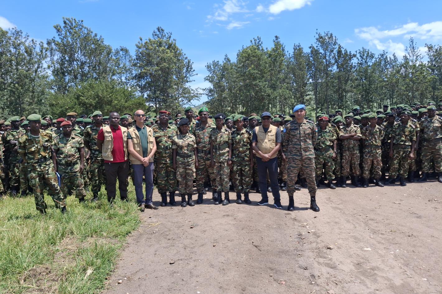 UNOAU supported AU verification of a Burundian contingent preparing for deployment to the AUSSOM.