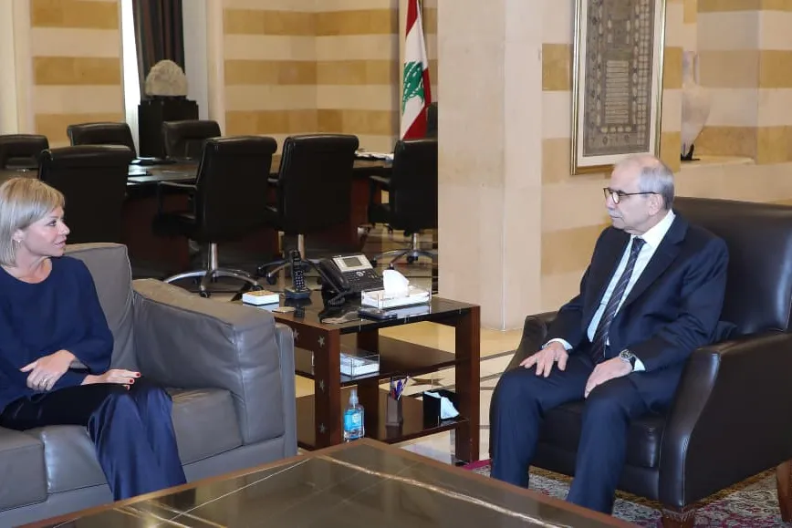 Special Coordinator Jeanine Hennis-Plasschaert Meets Prime Minister Nawaf Salam