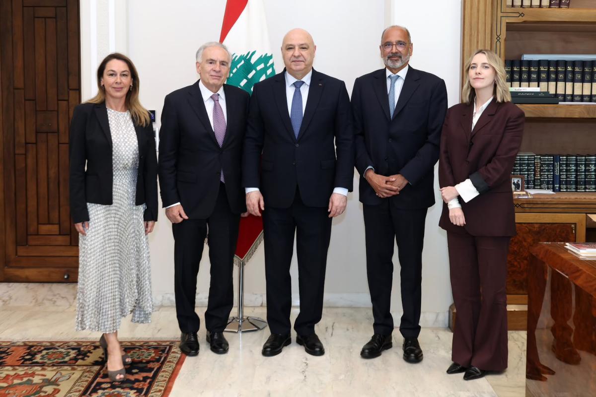 A UN delegation presided by Arnault is meeting with President Joseph Aoun 