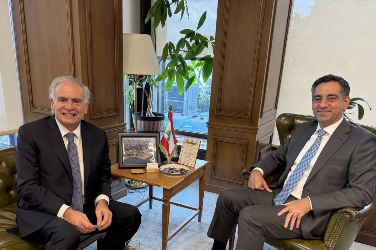 OIC Special Coordinator Jean Arnault Meets Lebanon Permanent Representative to the UN Ahmad Arafa (Photo-Lebanon Permanent Mission to the UN) OIC Special Coordinator Jean Arnault Meets Lebanon Permanent Representative to the UN Ahmad Arafa