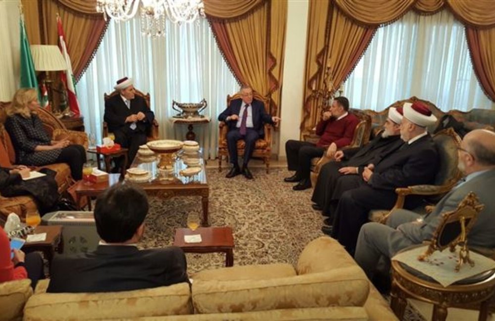 UN Special Coordinator Sigrid Kaag meets Mufti of Tripoli and the North Sheikh Malek El-Shaar  (13 02 17)
