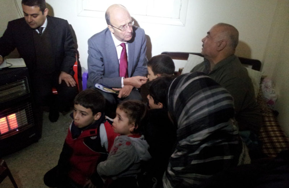 SCL Plumbly meets Palestinian Refugees from Syria in Ain El-Hilweh (31 01 13)
