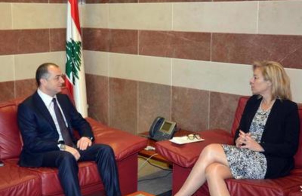 SCL Sigrid Kaag meets with Elias Bou Saab, Education and Higher Learning Minister(16 02 15)
