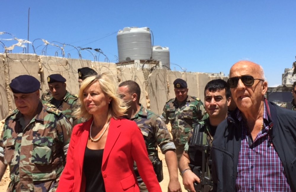 SCL Kaag Visits Arsal with Minister of Defense Samir Moqbel (30 06 15)