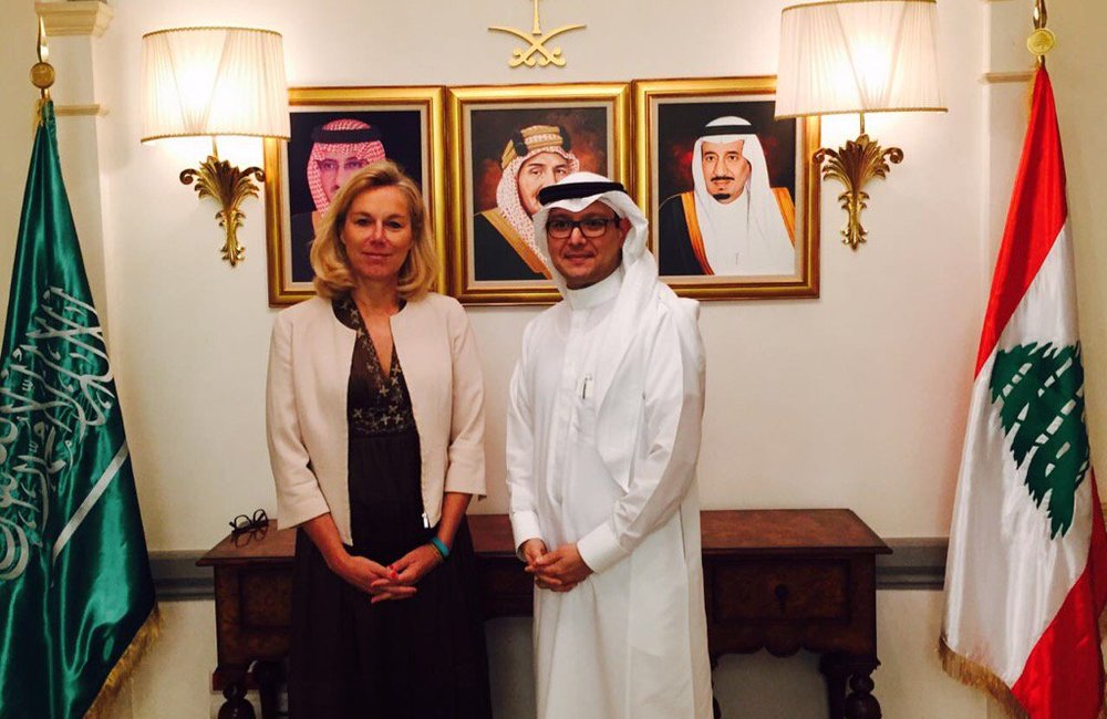 Special Coordinator Sigrid Kaag meets with Charge D'Affaires at the Embassy of the Kingdom of Saudi Arabia