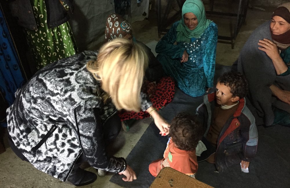 SCL Kaag visits Syrian refugee site in the Bekaa (26 02 15)