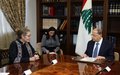 United Nations Special Coordinator Meets Lebanon Leaders