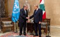Transcript of the Remarks of UN Secretary-General Antonio Guterres After Meeting President Michel Aoun