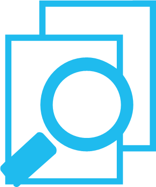 Oversight and risk icon